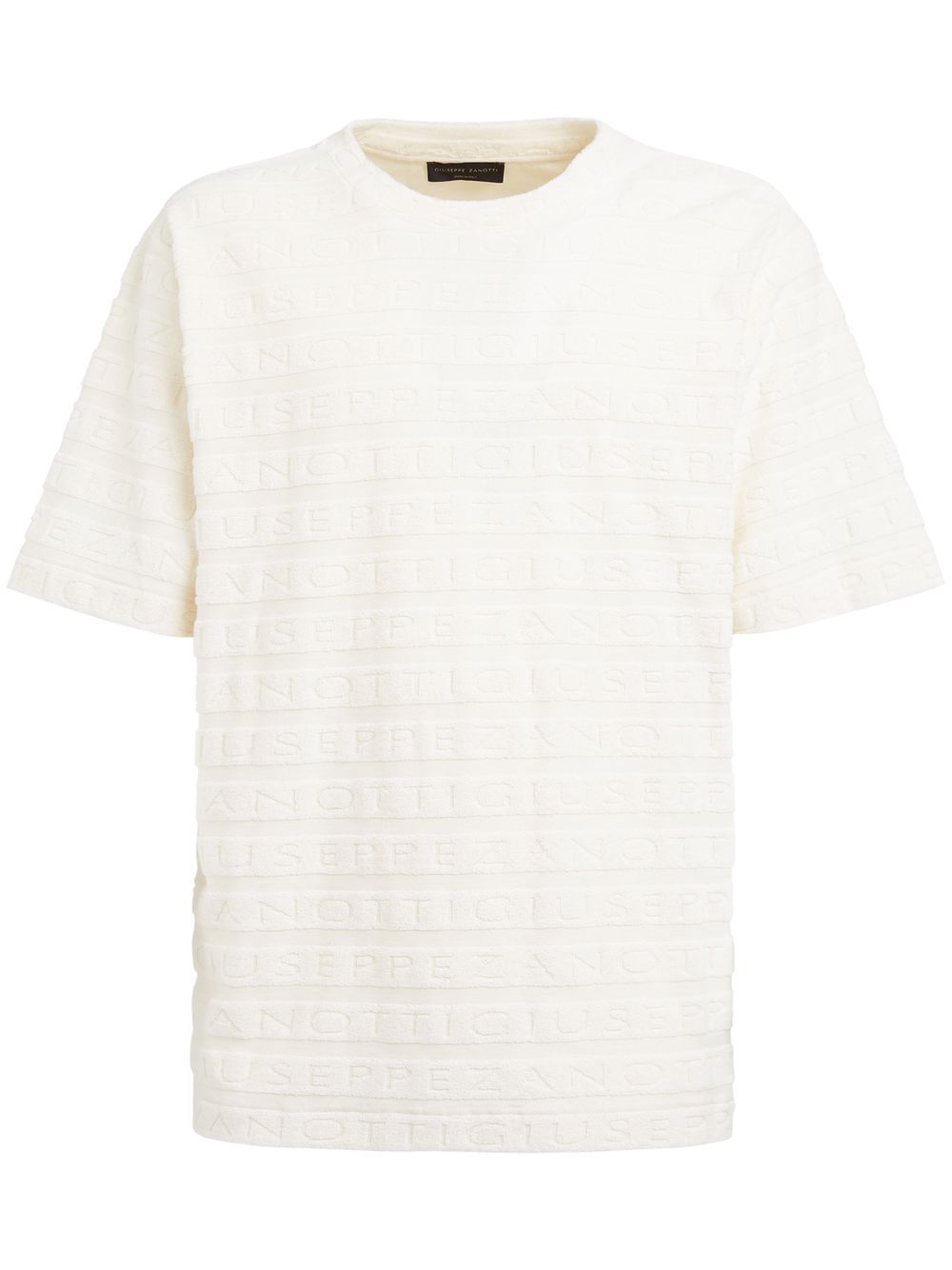 Logo terry-cloth T-Shirt - White