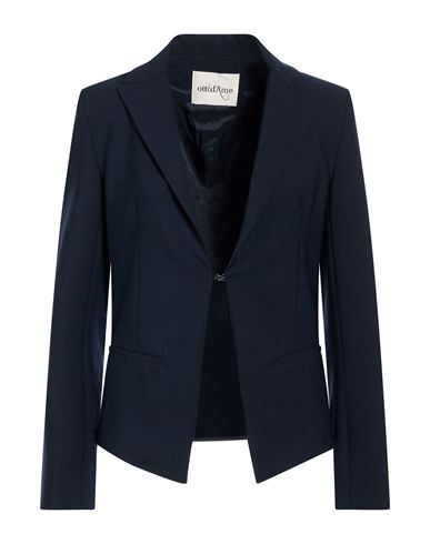 Woman Blazer Midnight blue Size 10 Polyester, Virgin Wool, Elastane