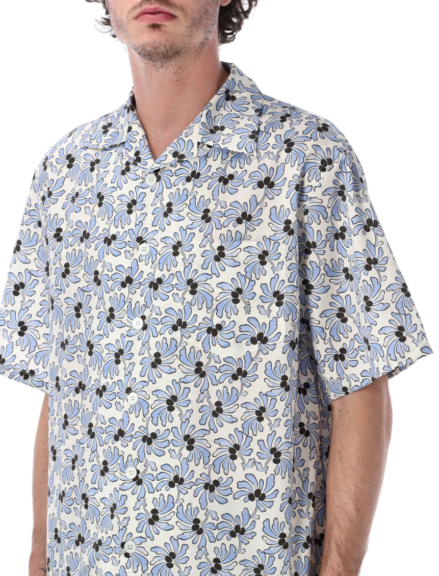 Printed Cotton Blend Shirt
