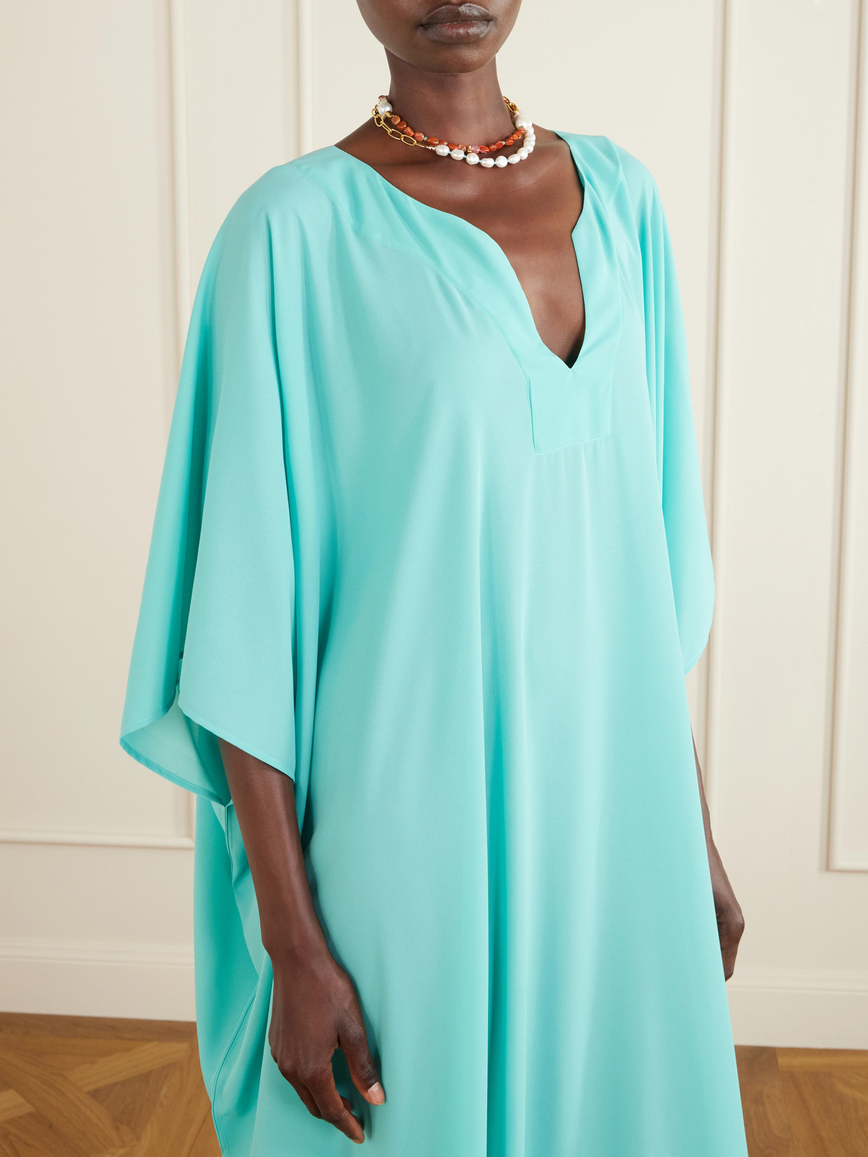 Georgette Kaftan - Blue
