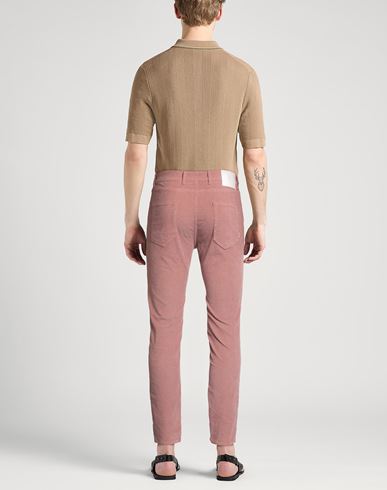 Man Pants Antique rose Size 31 Cotton, Elastane