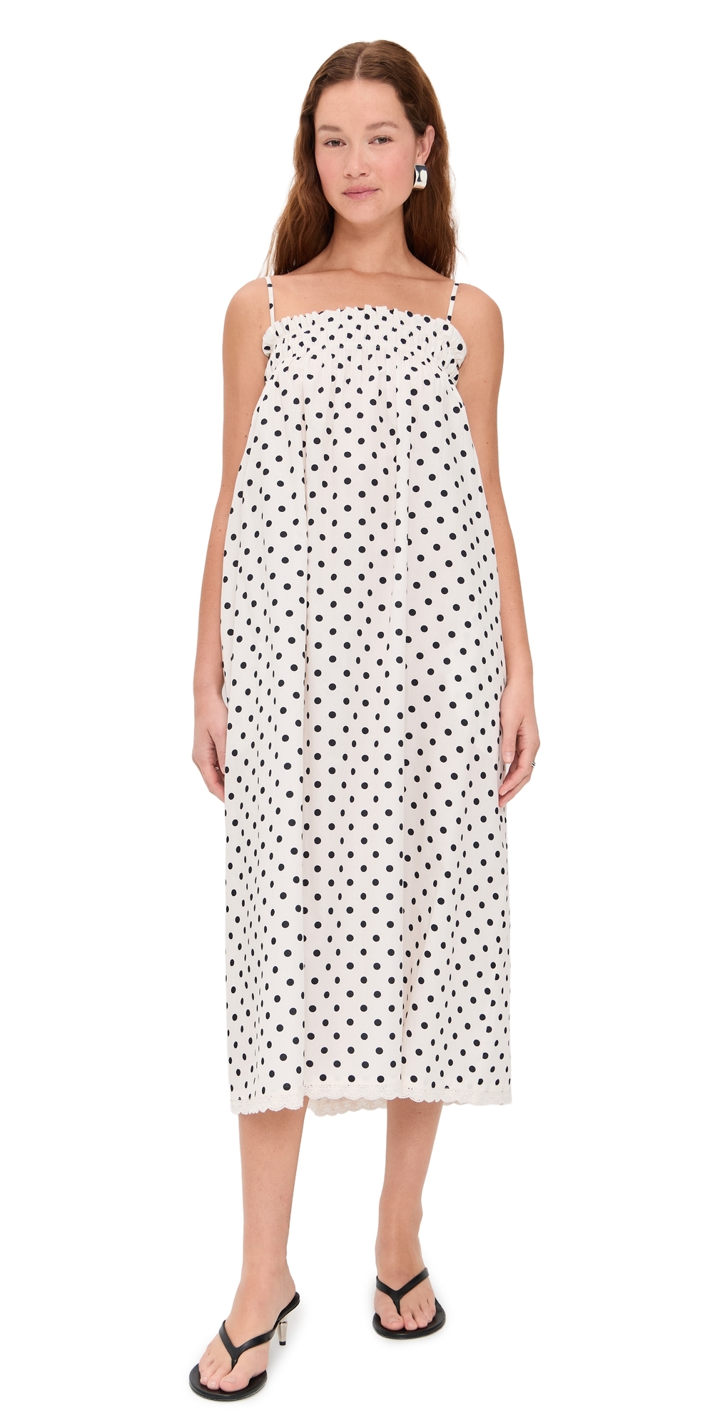 Sammy Dress Midnight Polka Dot