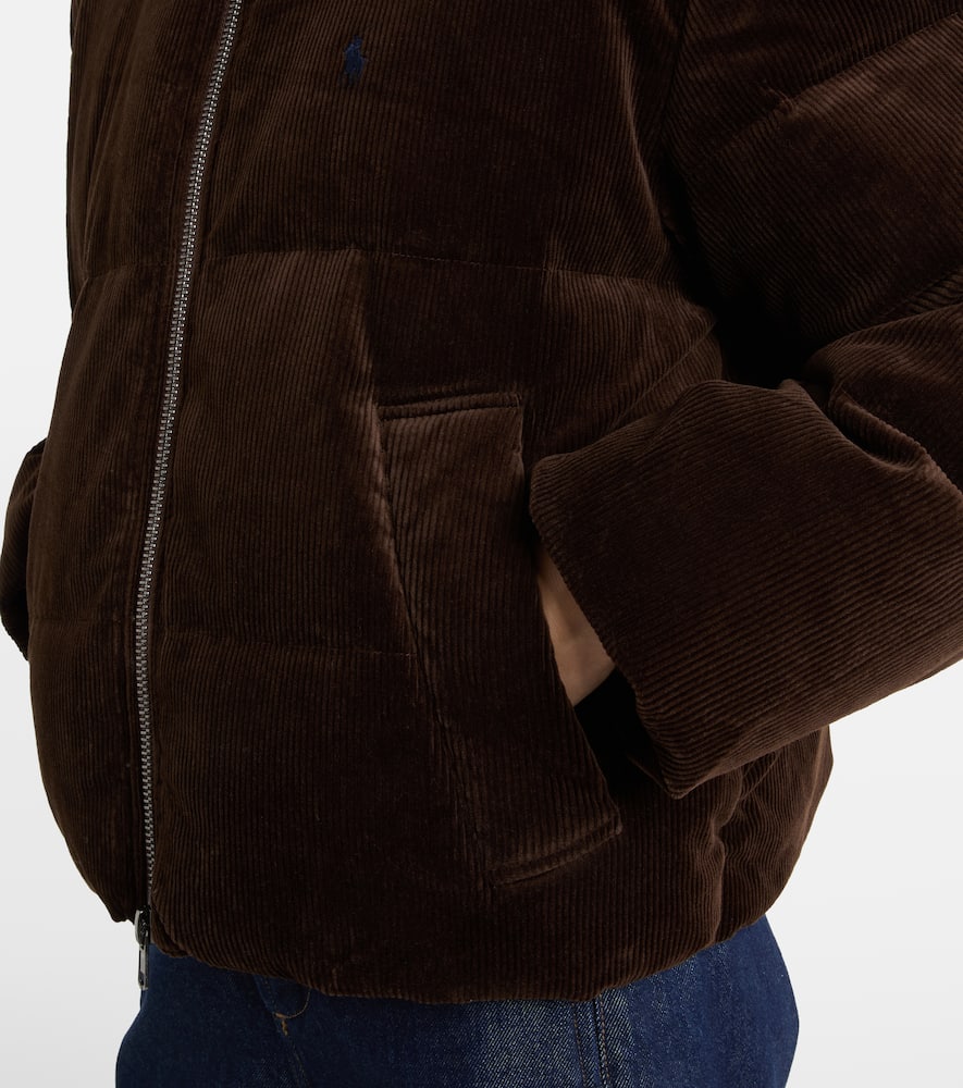 Cotton corduroy down jacket