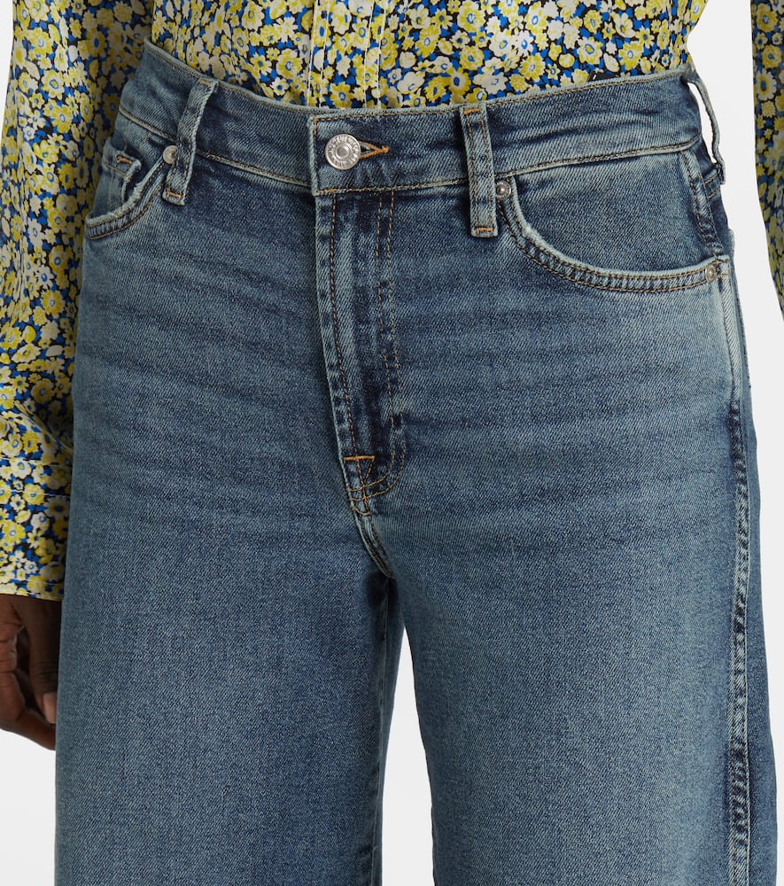 Luxe Vintage high-rise wide-leg jeans