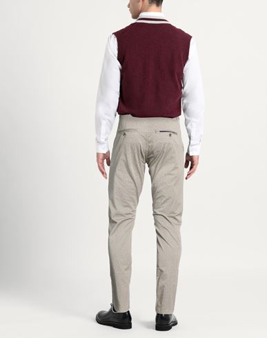 Man Pants Grey Size 31 Cotton, Elastane