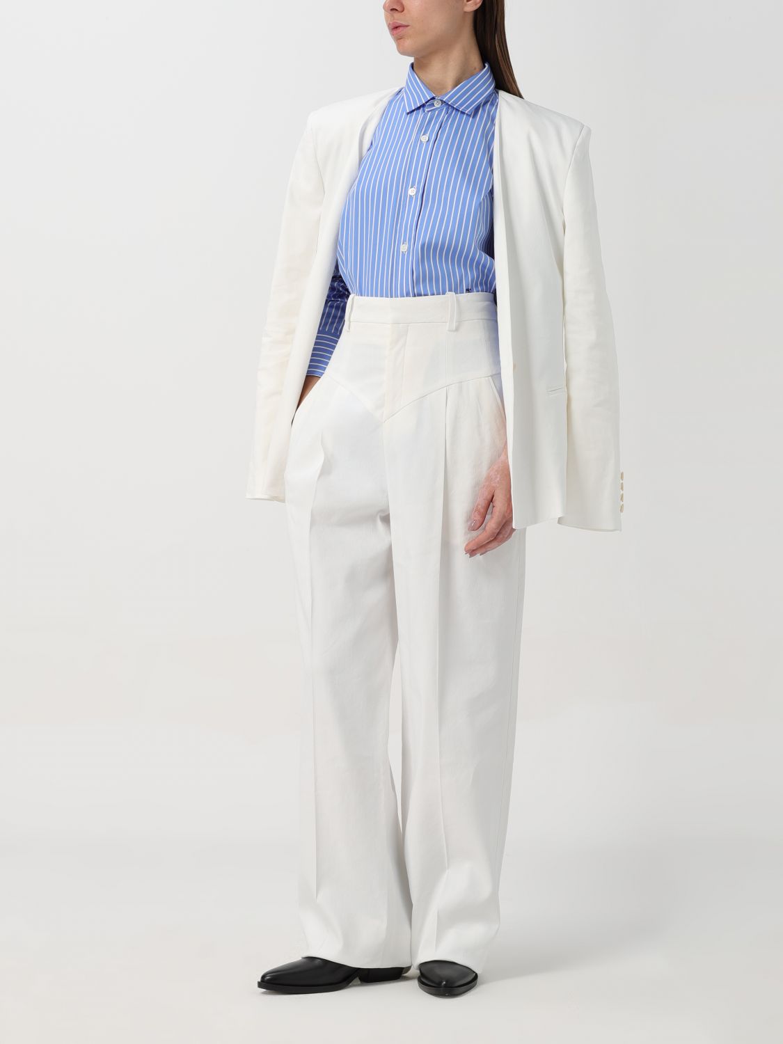 Pants Woman color White