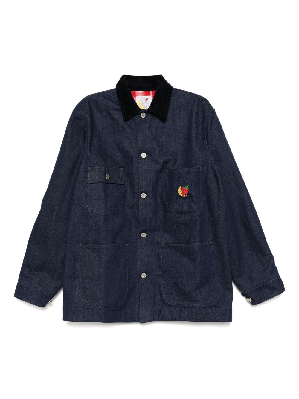 Sky High Farm embroidered denim jacket - Blue