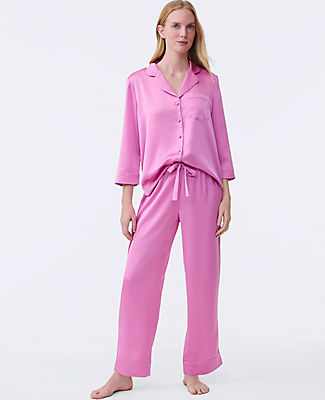 Ann Taylor Satin Pajama Set