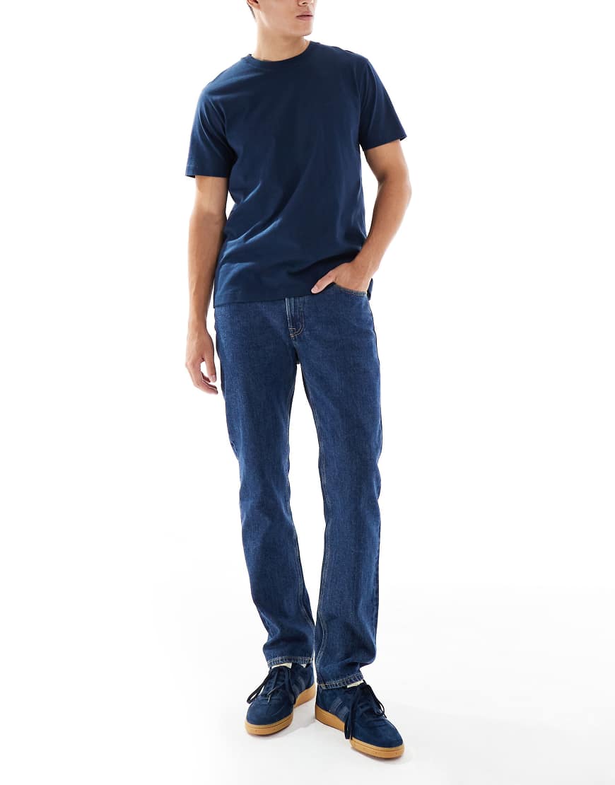 Noah straight jeans in dark blue