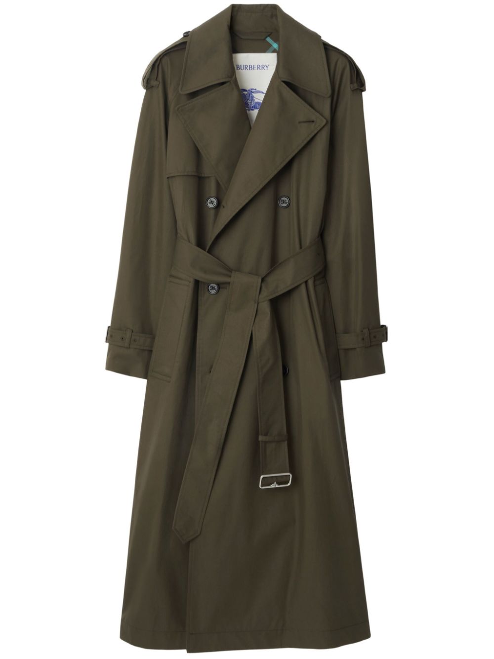 Castleford double-breasted trench coat - Green