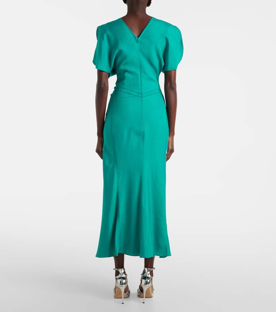 Victoria Beckham Gathered midi dress