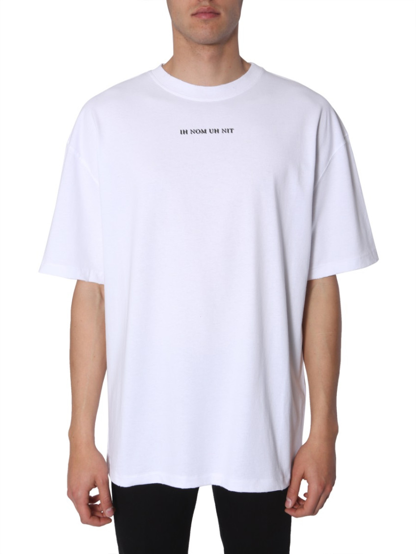 White Logo Crew Neck T-Shirt