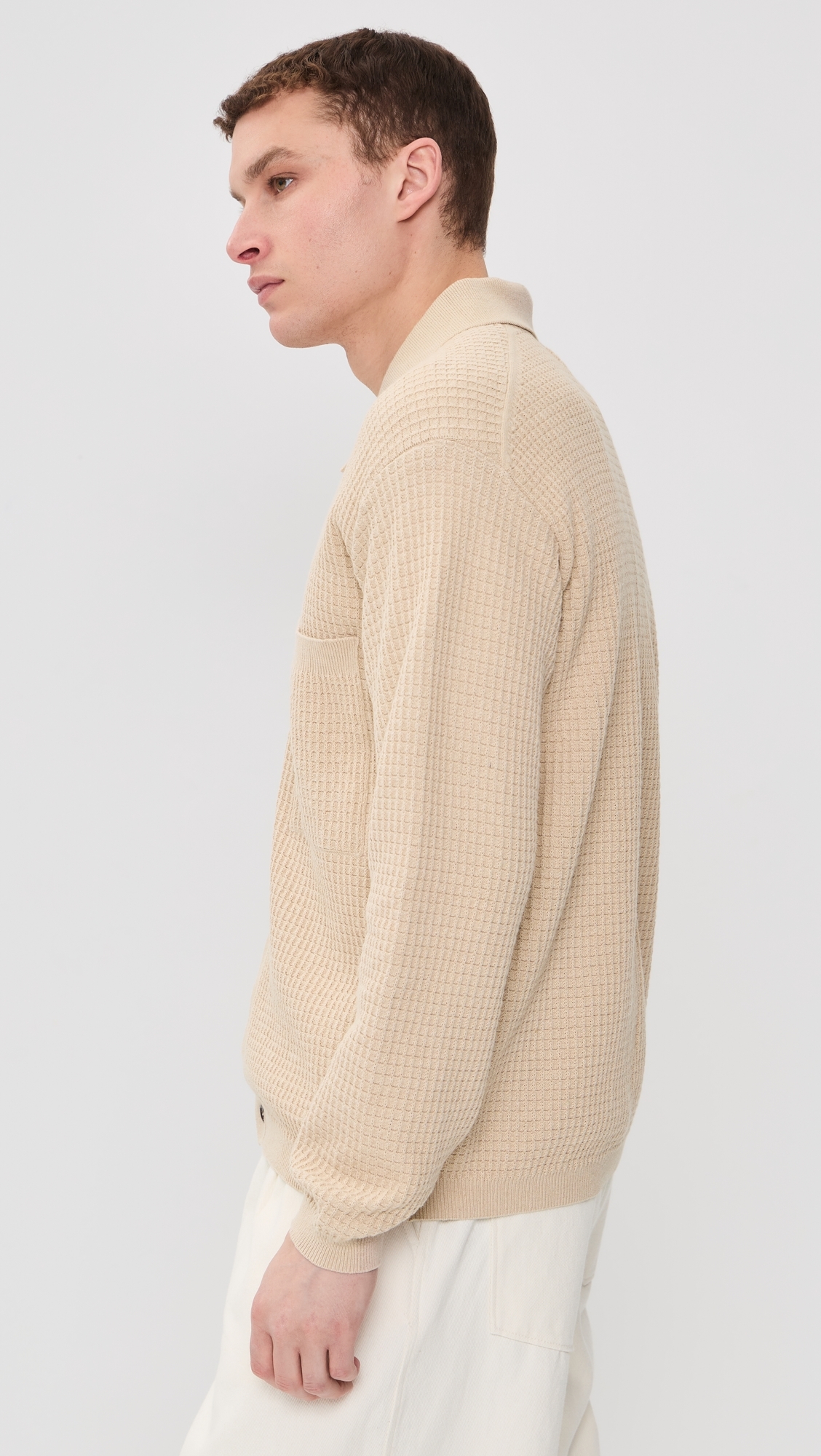 Cotton Knit Jacket