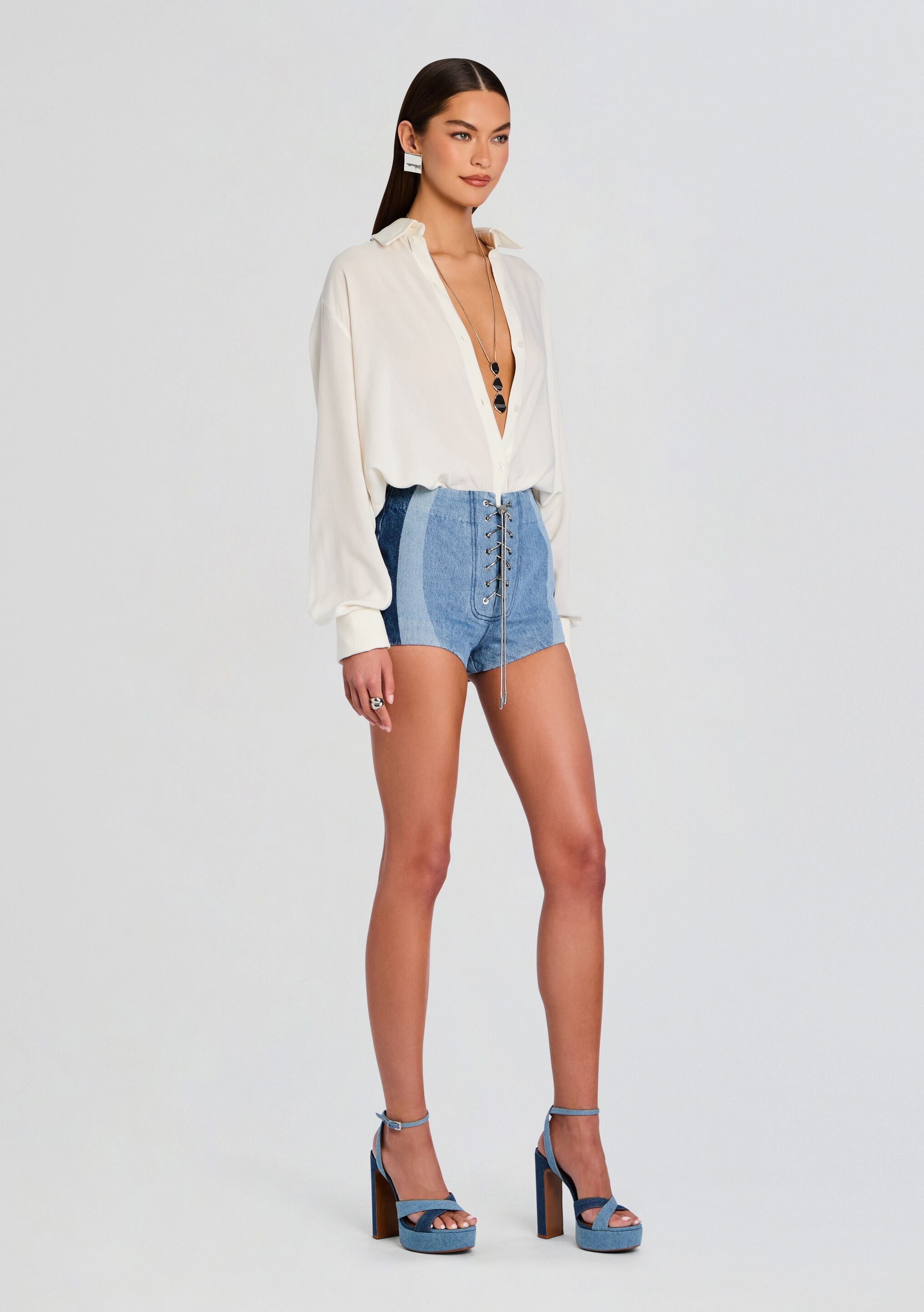 Aleyna Denim Short
