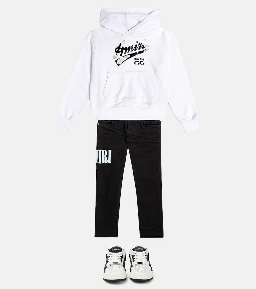 Amiri Kids Printed cotton hoodie