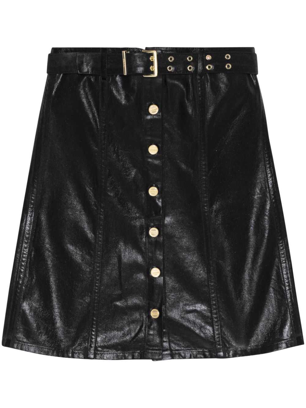 -Corsetto In Denim Con Lamina-Donna