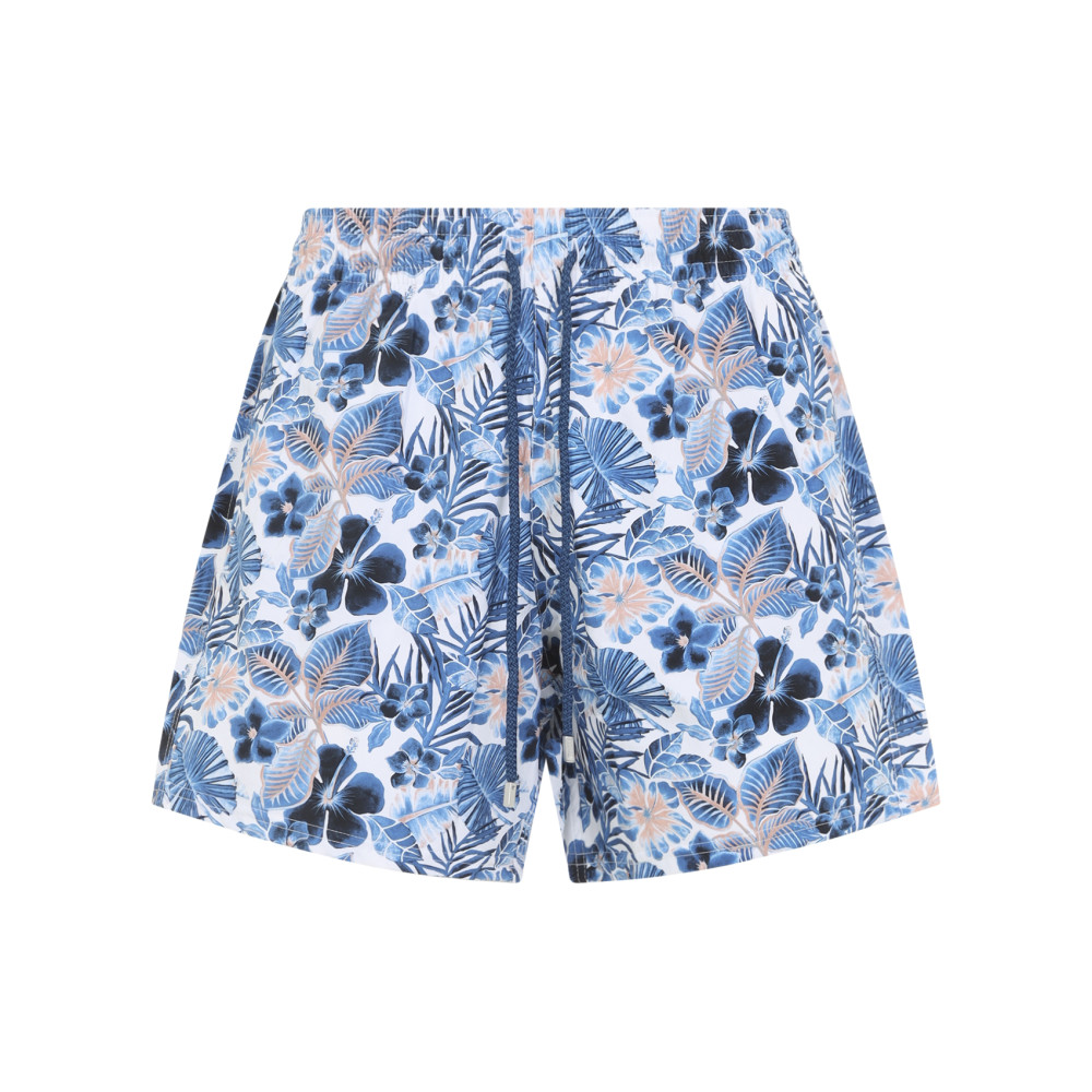 Multicolor Floral Swim Shorts