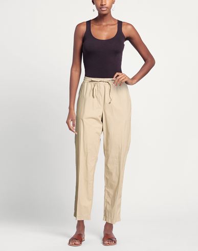 Woman Pants Beige Size 14 Cotton