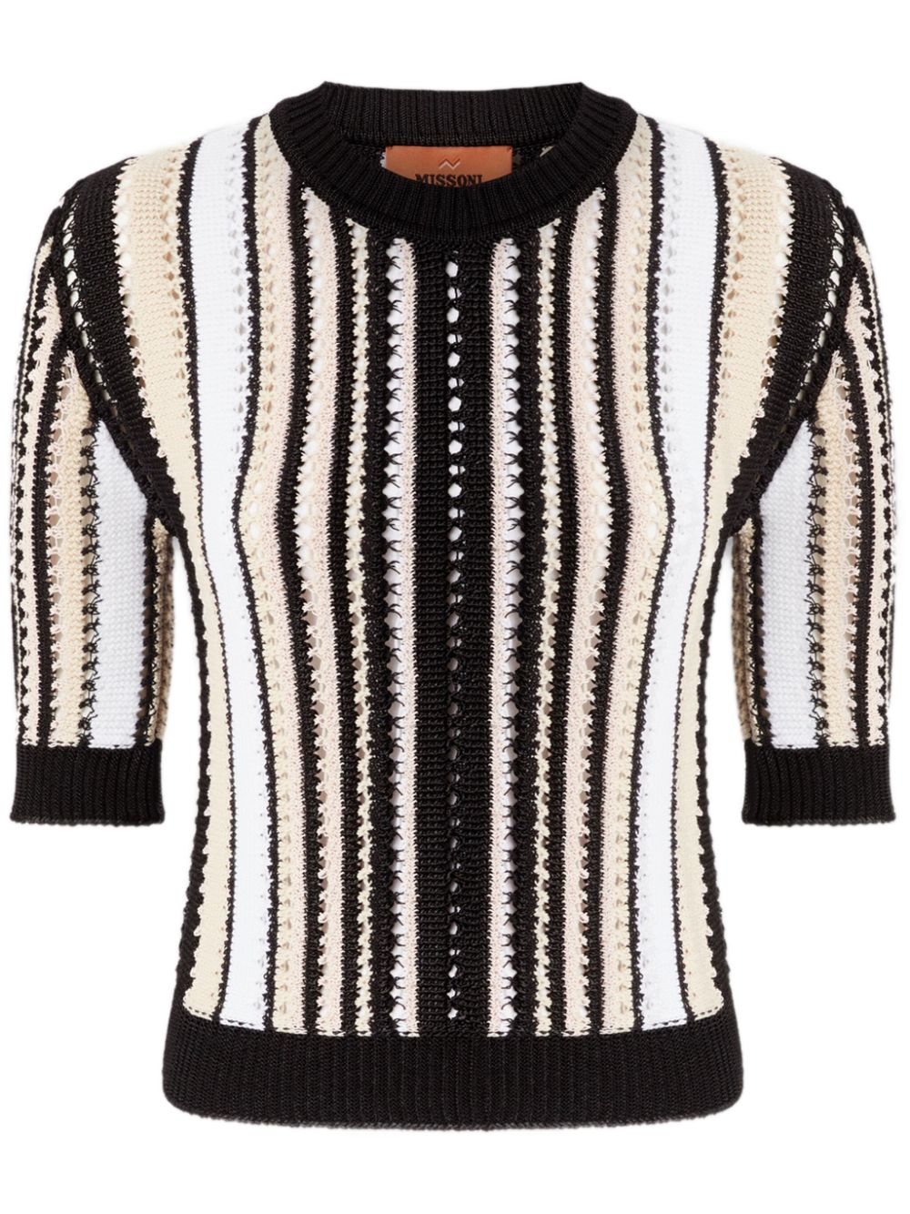 Striped sweater - Black