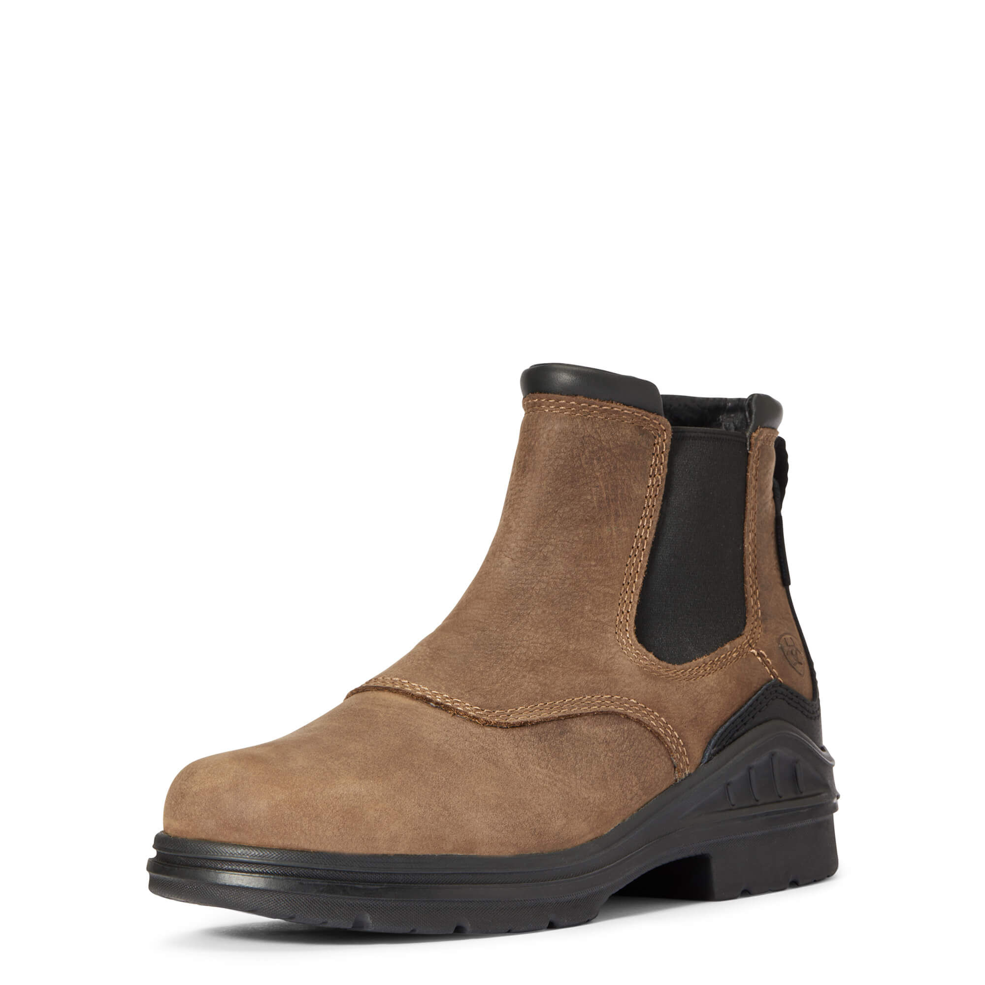 Women's Barnyard Waterproof Chelsea Boots in Antique Brown Leather, B Medium Width