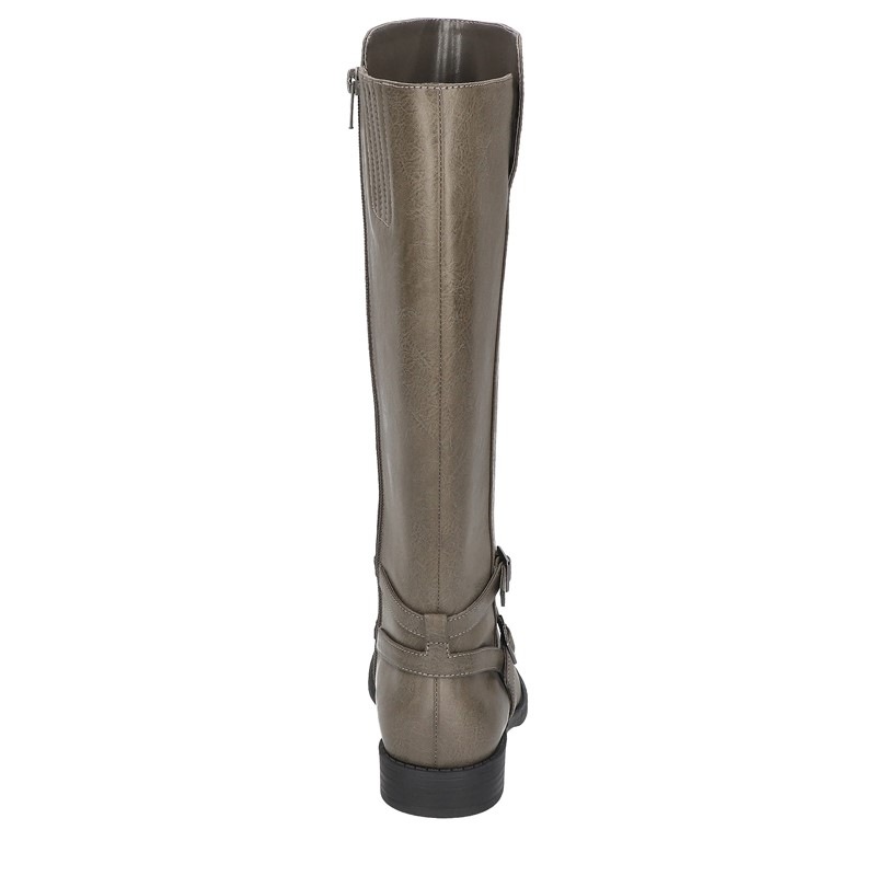 Women's Bay Plus Plus Wide Calf Knee High Boots (Grey Synthetic)