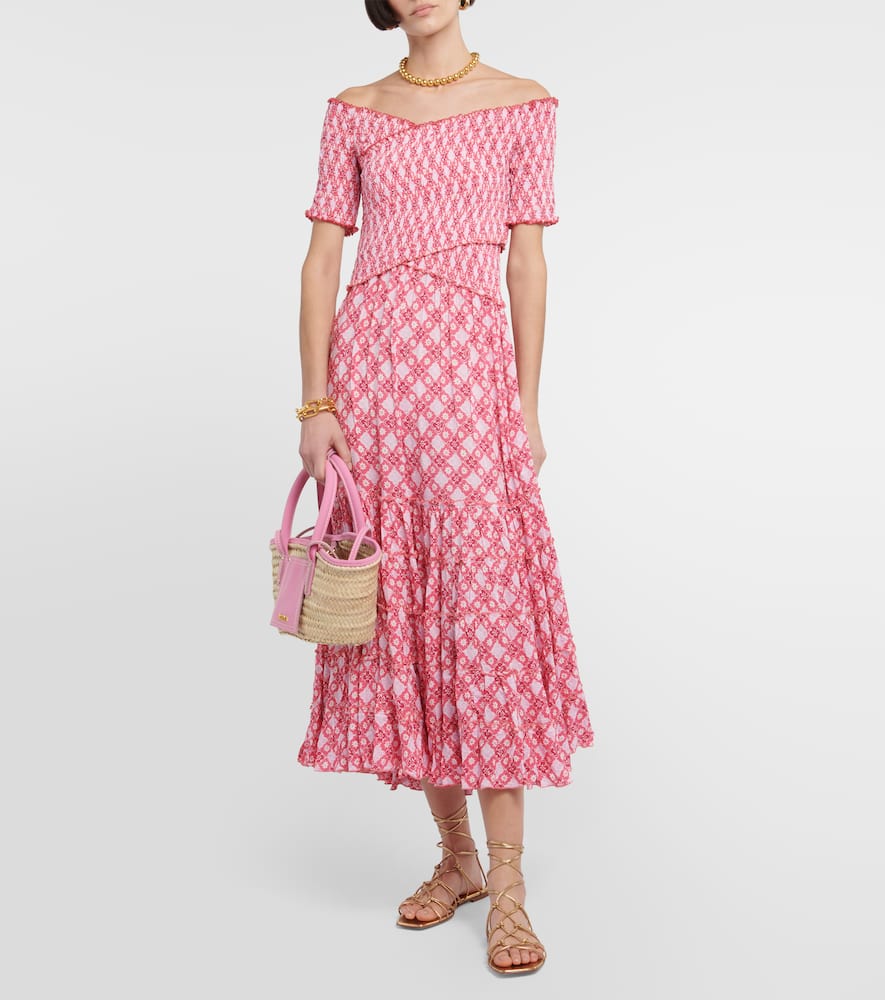 Soledad printed midi dress