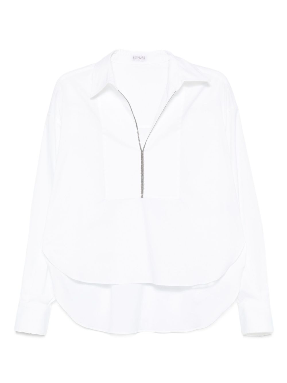 V-neck blouse - White