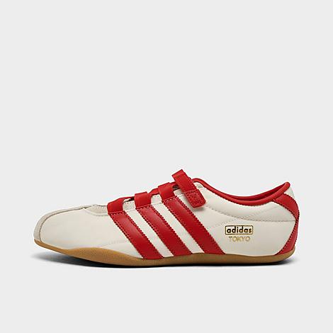 Women's Originals Tokyo MJ Casual Shoes in Cream White/Red/Gold Metallic
