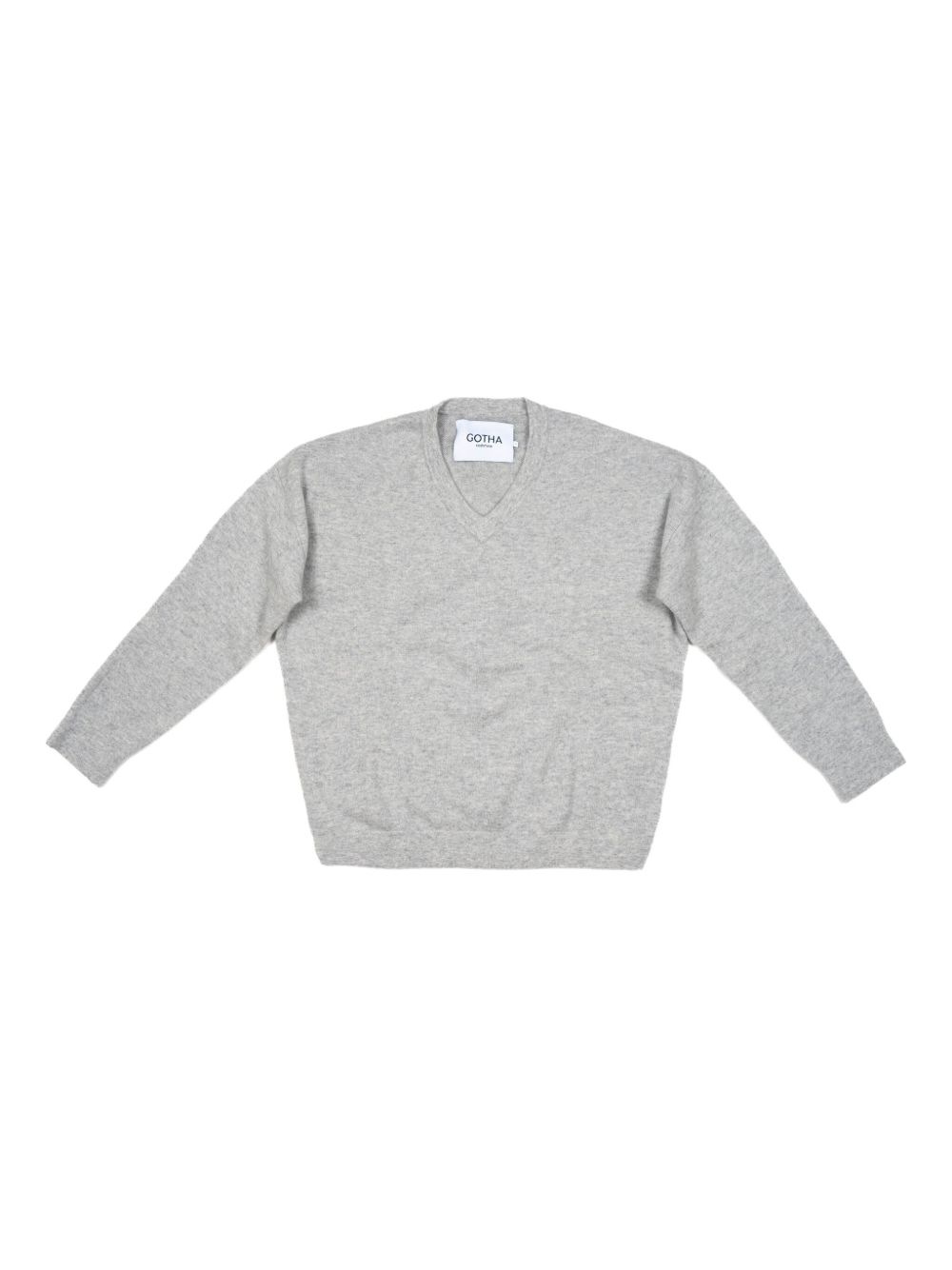 Mélange-effect sweater - Grey