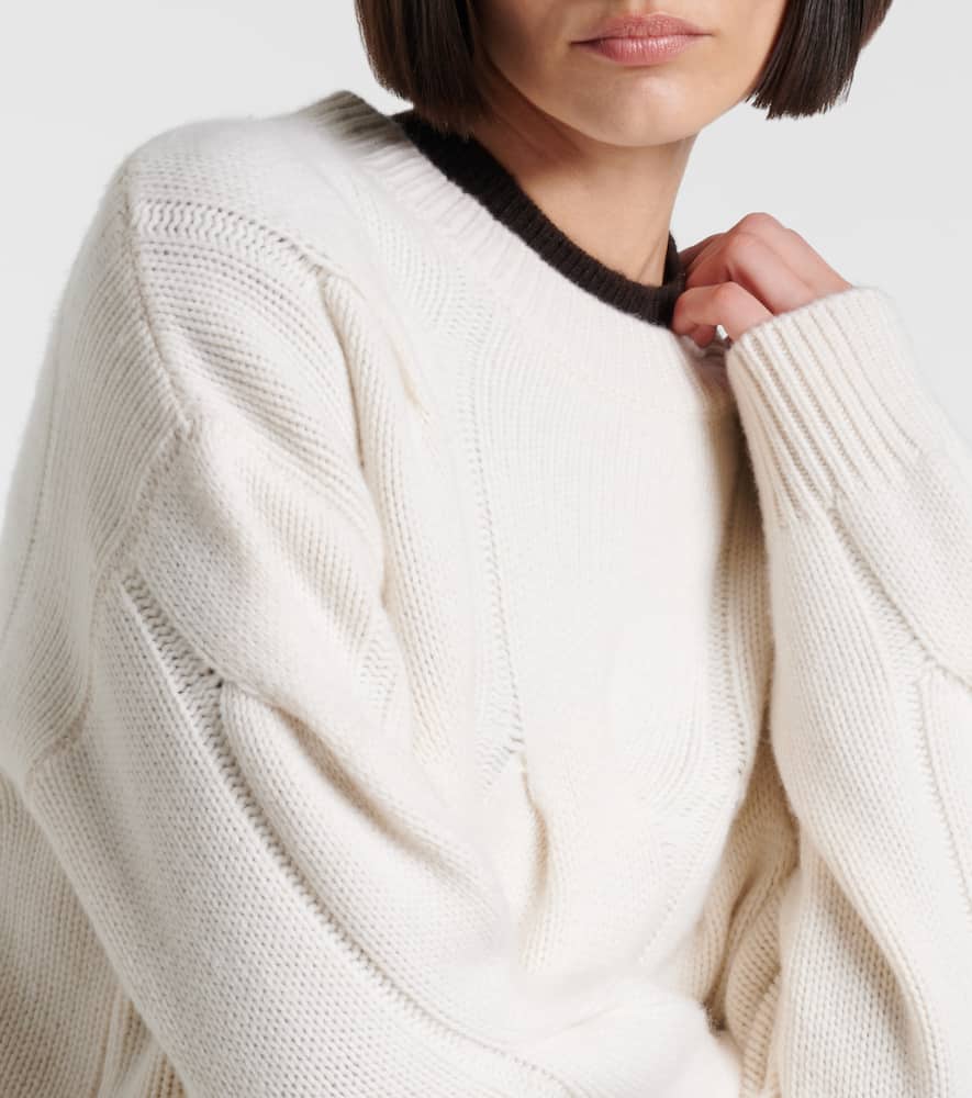 Sammie cable-knit cashmere sweater