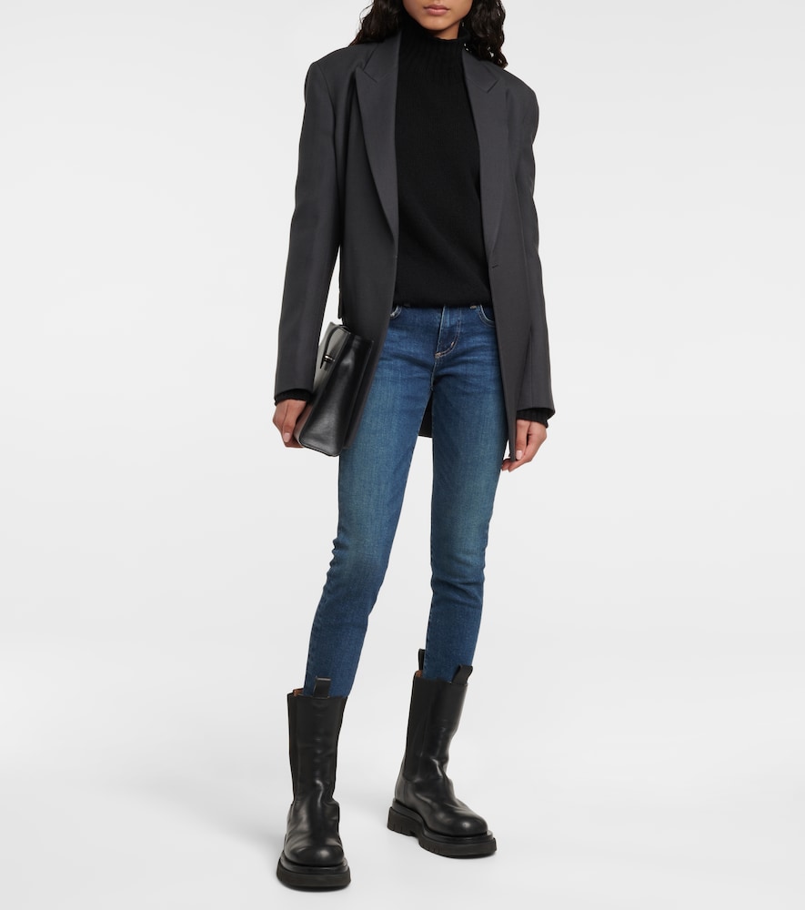 Mid-rise slim jeans