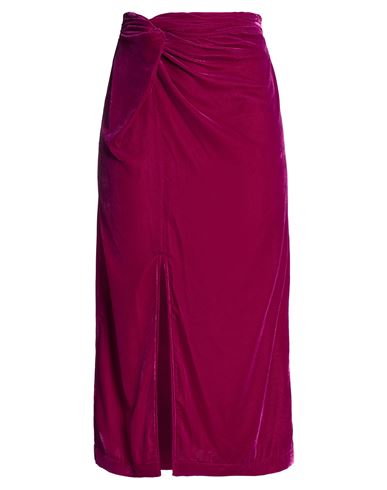 Woman Midi skirt Purple Size 4 Polyester
