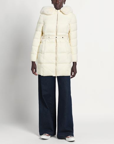Woman Puffer Cream Size 4 Polyamide