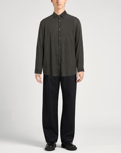 Man Shirt Charcoal Size M Viscose