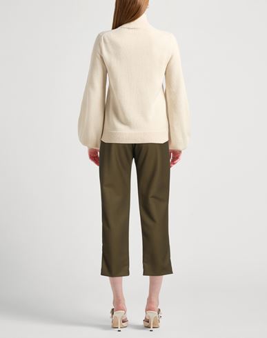 Woman Pants Khaki Size 10 Virgin Wool