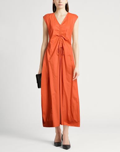 Woman Maxi dress Coral Size 4 Cotton