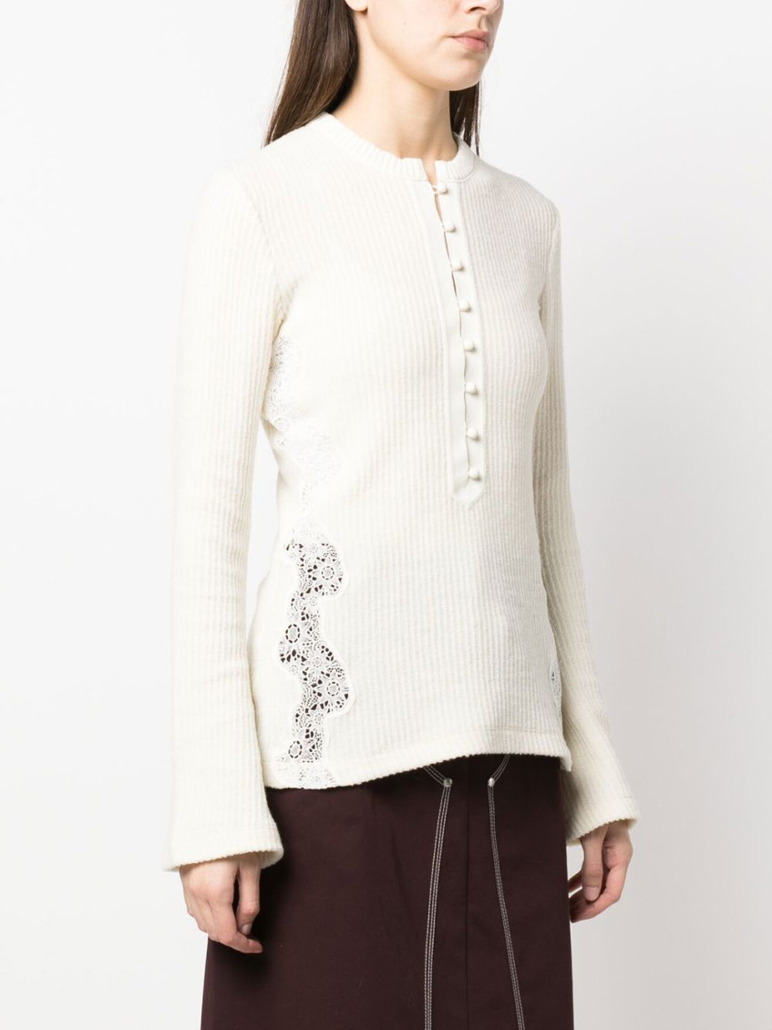 Ivory Wool Top