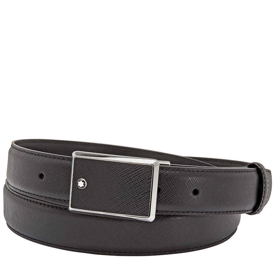 Black Saffiano Leather Belt 114421