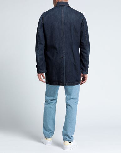 Man Overcoat & Trench Coat Blue