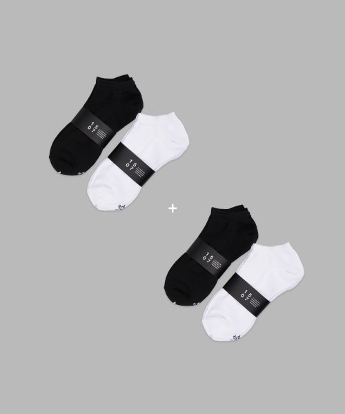 Mono Pants Sneakers Socks _ Snow White/Black