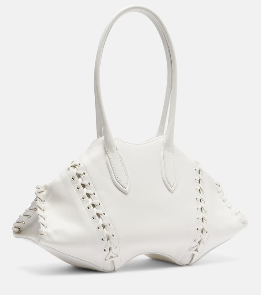 Manta Medium leather shoulder bag
