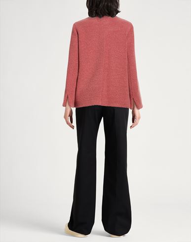 Icons Woman Coat Coral Size 10 Wool, Polyamide, Polyester