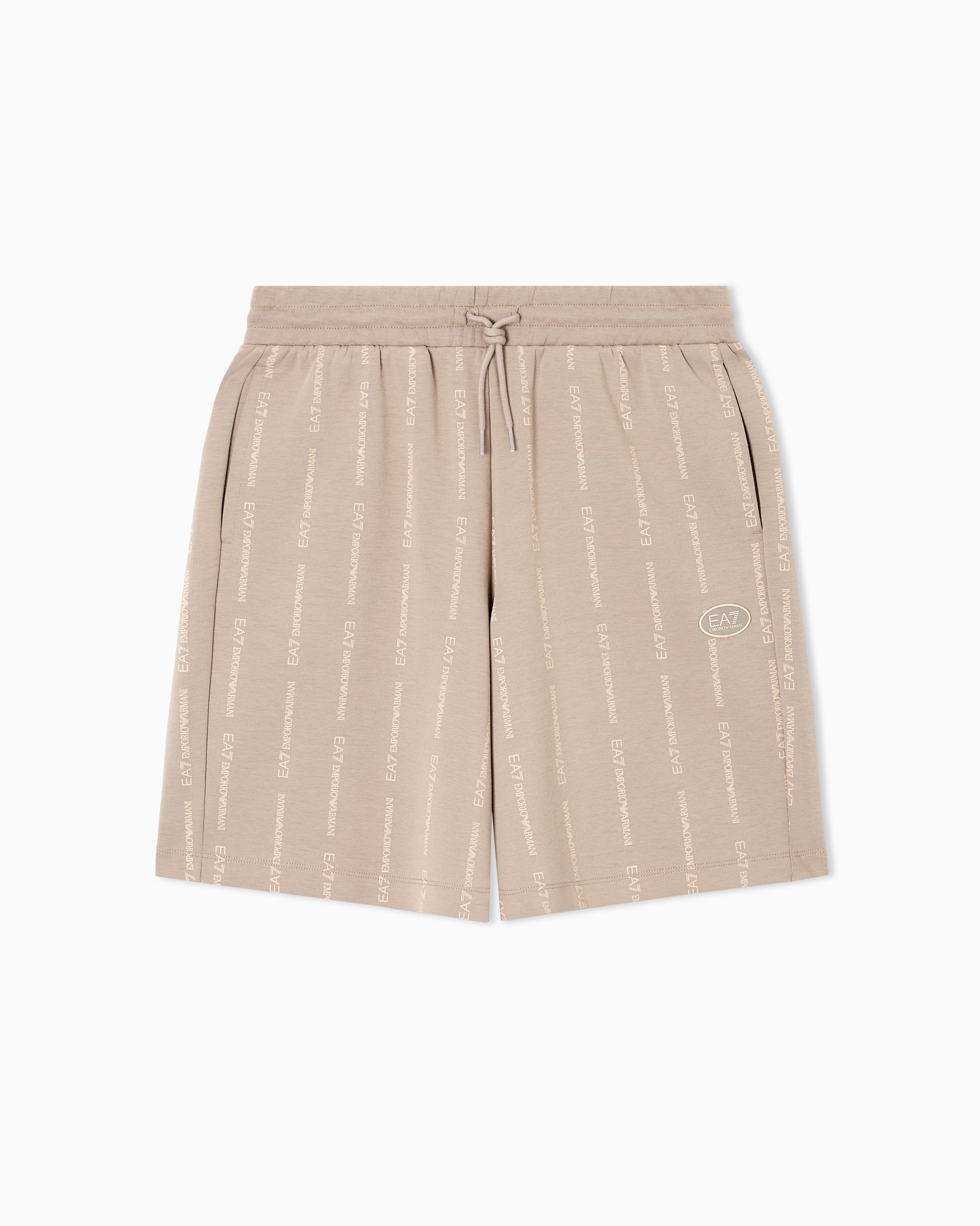 Graphic Series cotton-blend Bermuda shorts