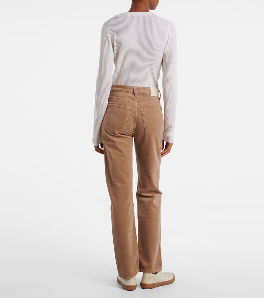 Blaine cotton corduroy straight pants