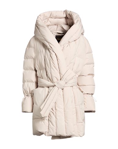 Woman Puffer Ivory Size 6 Polyester