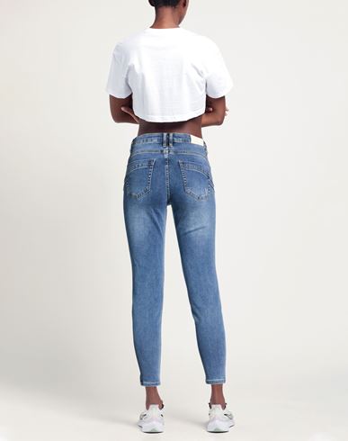 Woman Jeans Blue Size 25 Cotton, Polyester, Elastane