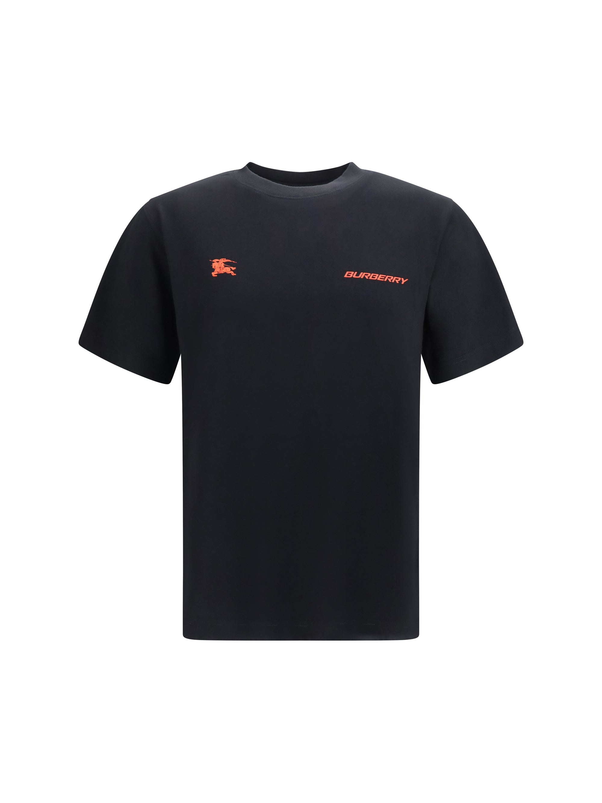 Logo-Embroidered Cotton T-Shirt — Black