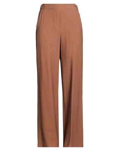 Woman Pants Brown Size 2 Viscose, Polyester