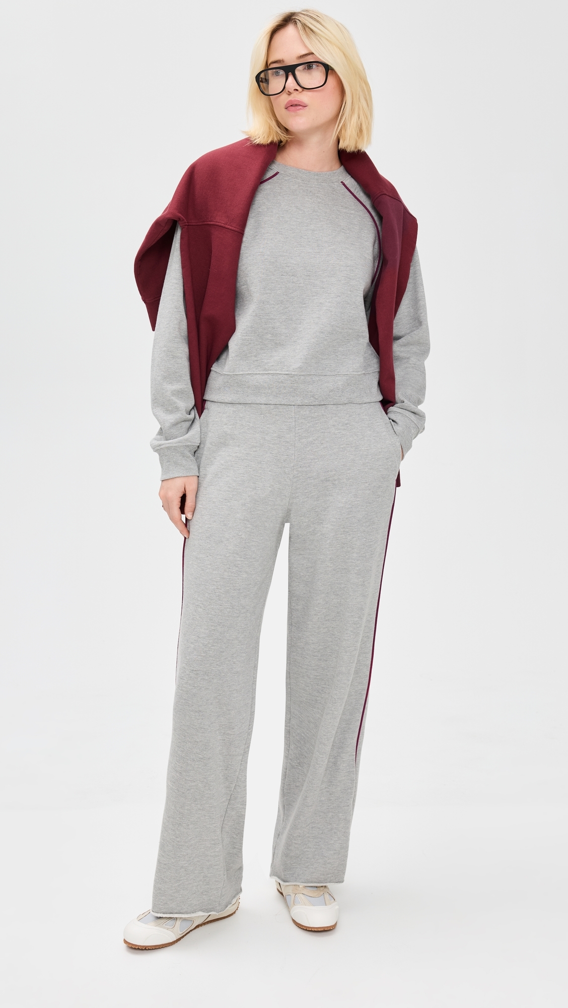 Nola Sweatshirt Denim/Ivory