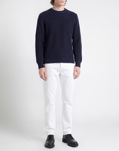 Man Sweater Midnight blue Size M Acrylic, Wool